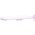 Mensole Parete 4pz Grigio Sonoma 60x20x1,5cm Legno Multistrato