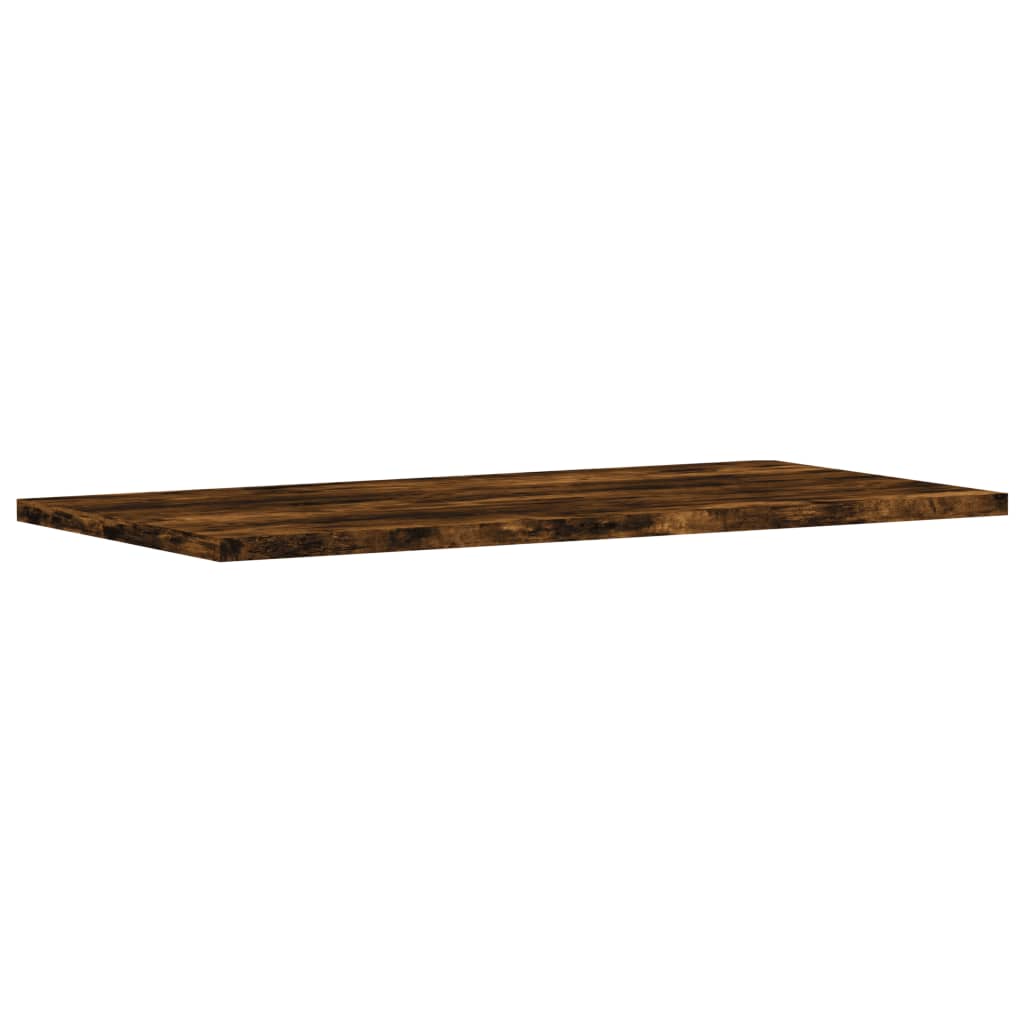 Mensole Parete 4pz Rovere Fumo 60x30x1,5 cm Legno Multistrato