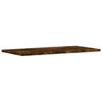 Mensole Parete 4pz Rovere Fumo 60x30x1,5 cm Legno Multistrato