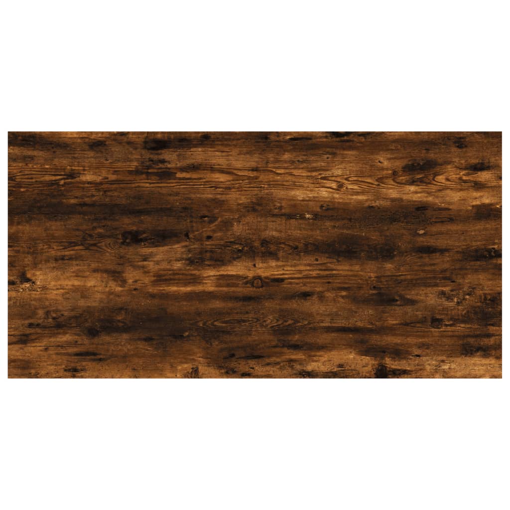 Mensole Parete 4pz Rovere Fumo 60x30x1,5 cm Legno Multistrato