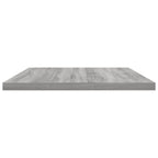 Mensole Parete 4pz Grigio Sonoma 60x30x1,5cm Legno Multistrato