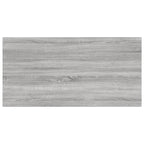Mensole Parete 4pz Grigio Sonoma 60x30x1,5cm Legno Multistrato