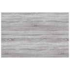 Mensole Parete 4pz Grigio Sonoma 60x40x1,5 cm Legno Multistrato