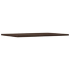 Mensole Parete 4pz Rovere Marrone 60x40x1,5cm Legno Multistrato