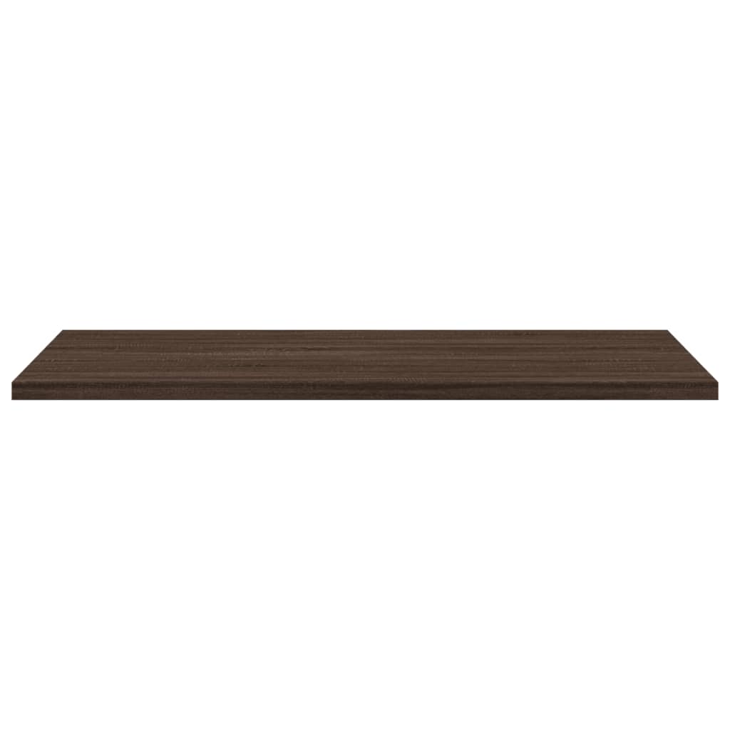Mensole Parete 4pz Rovere Marrone 60x40x1,5cm Legno Multistrato