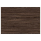 Mensole Parete 4pz Rovere Marrone 60x40x1,5cm Legno Multistrato