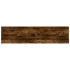 Mensole Parete 4pz Rovere Fumo 80x20x1,5 cm Legno Multistrato