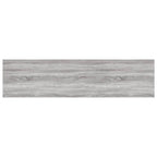 Mensole Parete 4pz Grigio Sonoma 80x20x1,5cm Legno Multistrato