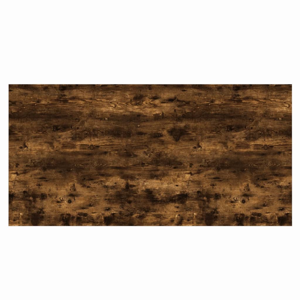 Mensole Parete 4pz Rovere Fumo 80x40x1,5 cm Legno Multistrato