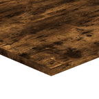 Mensole Parete 4pz Rovere Fumo 80x40x1,5 cm Legno Multistrato