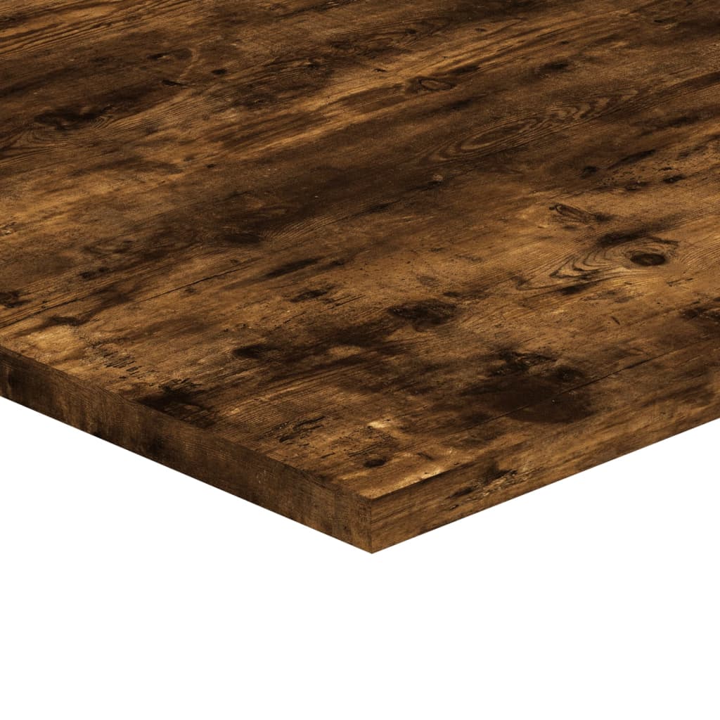 Mensole Parete 4pz Rovere Fumo 80x40x1,5 cm Legno Multistrato
