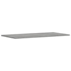 Mensole Parete 4pz Grigio Sonoma 80x40x1,5cm Legno Multistrato