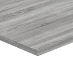 Mensole Parete 4pz Grigio Sonoma 80x40x1,5cm Legno Multistrato