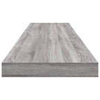 Mensole Parete 4pz Grigio Sonoma 100x10x1,5cm Legno Multistrato