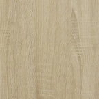 Tavolino da Salotto con Ante in Vetro Rovere Sonoma 102x50x42cm