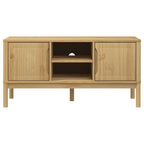 Mobile TV FLORO Marrone Cera 114x43x55 cm in Legno di Pino