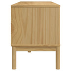 Mobile TV FLORO Marrone Cera 114x43x55 cm in Legno di Pino