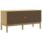 Mobile TV FLORO Marrone Cera 114x43x55 cm in Legno di Pino
