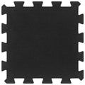 Piastrelle per Pavimenti in Gomma 16 pz Nere 16 mm 30x30 cm
