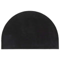 Zerbino Nero Mezzo Rotondo 60x90 cm Fibra di Cocco