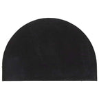 Zerbino Nero Mezzo Rotondo 60x90 cm Fibra di Cocco