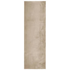 Tappeto a Pelo Corto HUARTE Morbido e Lavabile Sabbia 80x250 cm