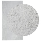 Tappeto a Pelo Corto HUARTE Morbido e Lavabile Grigio 80x150 cm