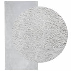 Tappeto a Pelo Corto HUARTE Morbido e Lavabile Grigio 100x200cm