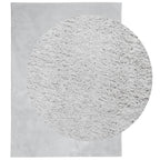 Tappeto a Pelo Corto HUARTE Morbido e Lavabile Grigio 160x230cm