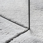 Tappeto a Pelo Corto HUARTE Morbido e Lavabile Grigio 200x280cm