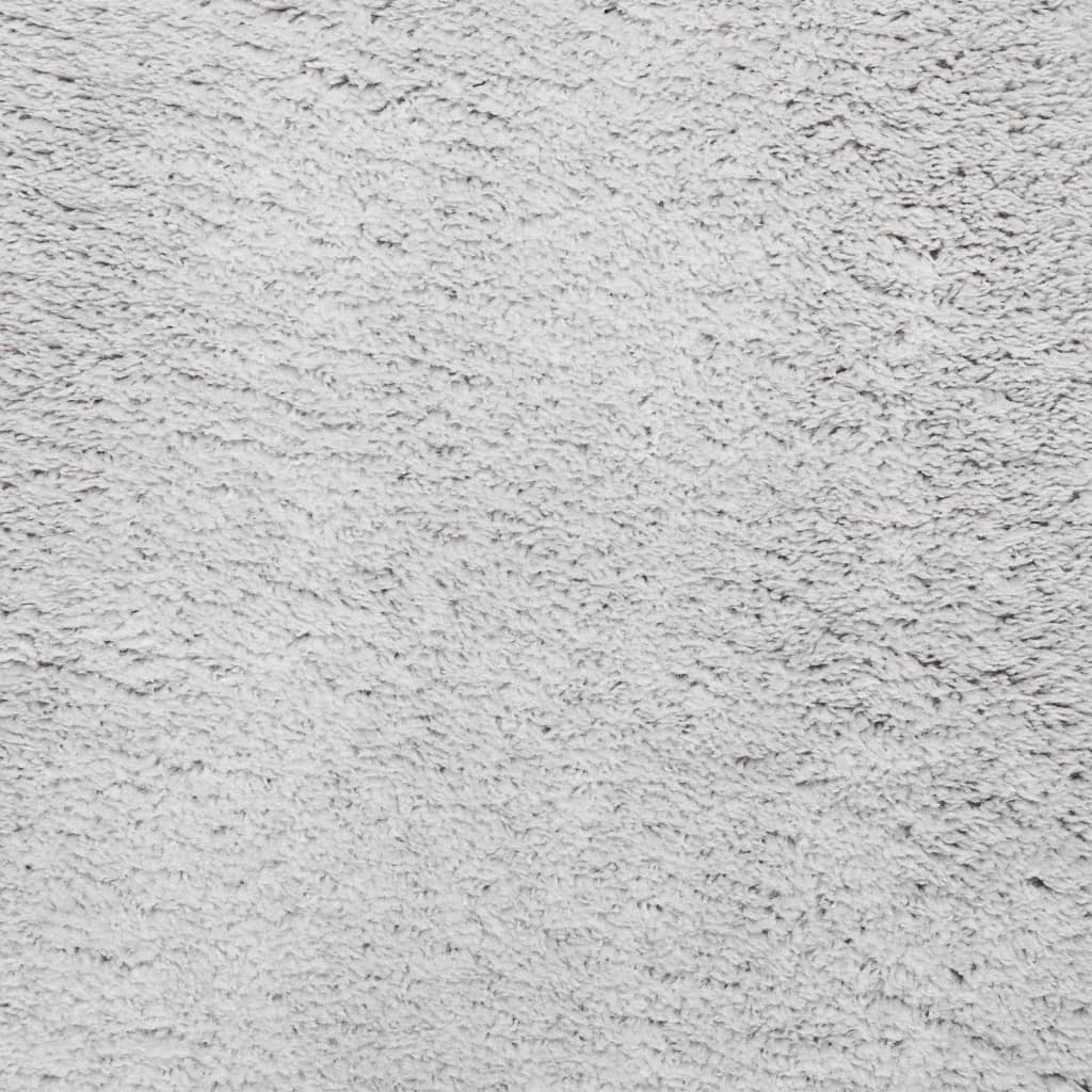 Tappeto a Pelo Corto HUARTE Morbido e Lavabile Grigio 240x340cm