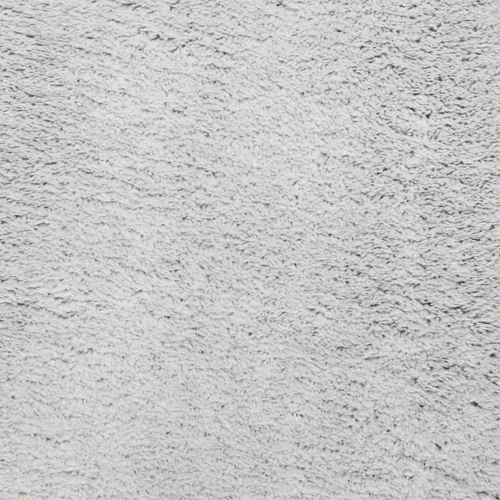 Tappeto a Pelo Corto HUARTE Morbido e Lavabile Grigio Ø 100 cm