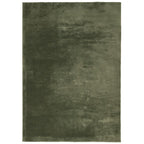 Tappeto Pelo Corto HUARTE Morbido Lavabile Verde Bosco