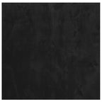 Tappeto a Pelo Corto HUARTE Morbido e Lavabile Nero 120x120cm