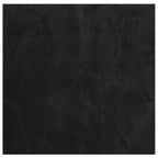 Tappeto a Pelo Corto HUARTE Morbido e Lavabile Nero 160x160cm