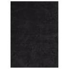 Tappeto a Pelo Corto HUARTE Morbido e Lavabile Nero 200x280cm