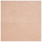 Tappeto a Pelo Corto HUARTE Morbido e Lavabile Rosato 160x160cm