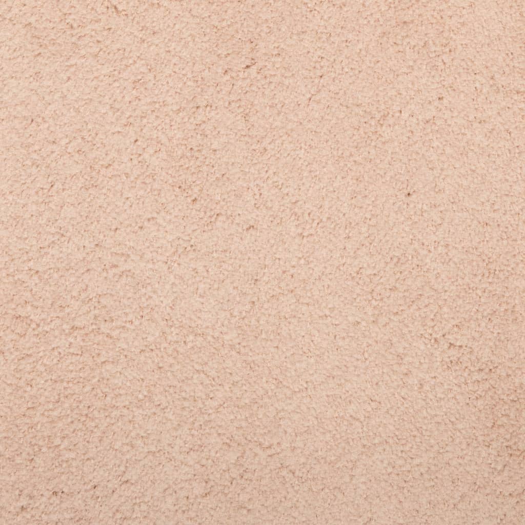 Tappeto a Pelo Corto HUARTE Morbido e Lavabile Rosato 160x160cm