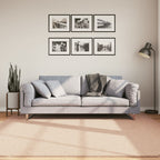 Tappeto a Pelo Corto HUARTE Morbido e Lavabile Rosato 200x200cm