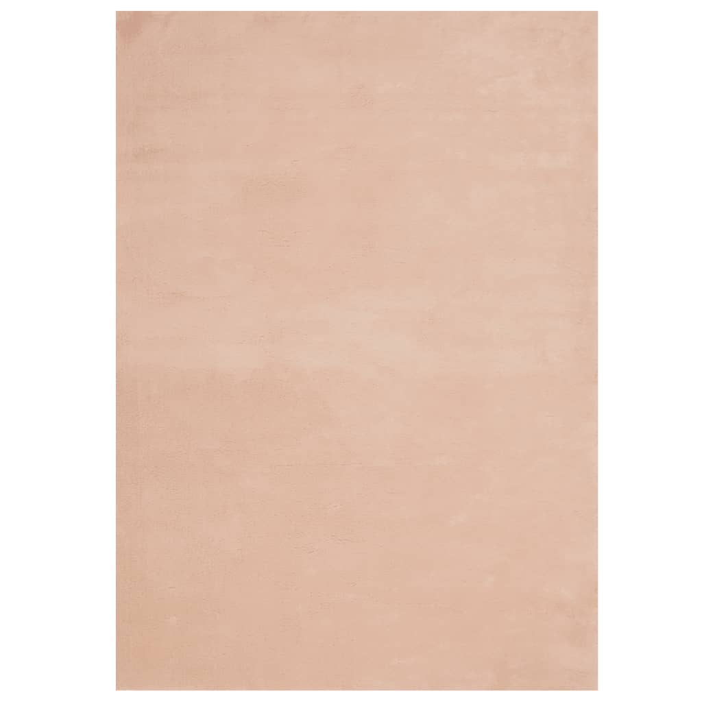 Tappeto a Pelo Corto HUARTE Morbido e Lavabile Rosato 200x280cm