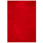 Tappeto a Pelo Corto HUARTE Morbido e Lavabile Rosso 140x200cm