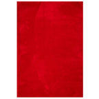 Tappeto a Pelo Corto HUARTE Morbido e Lavabile Rosso 160x230cm