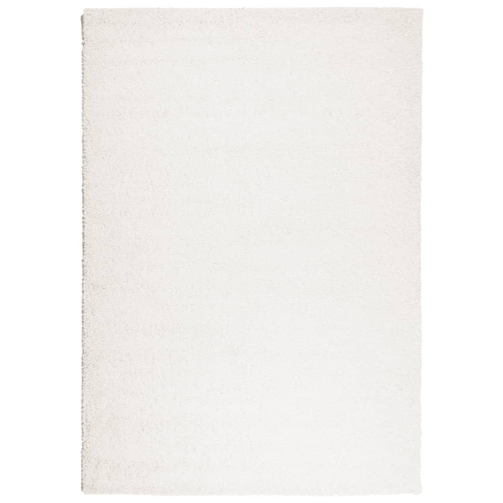 Tappeto Shaggy PAMPLONA a Pelo Lungo Moderno Grigio 140x200 cm