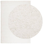 Tappeto Shaggy PAMPLONA a Pelo Lungo Moderno Crema 160x230 cm