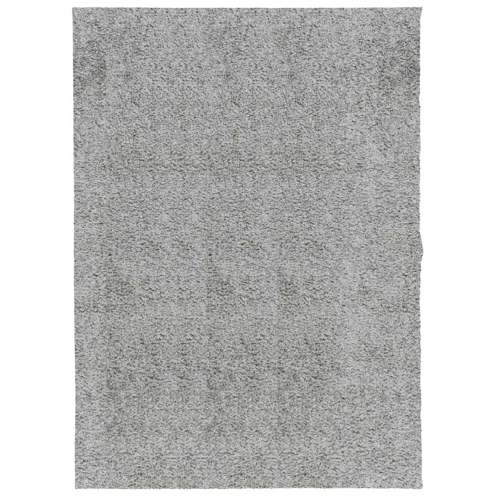 Tappeto Shaggy PAMPLONA a Pelo Lungo Moderno Grigio 140x200 cm