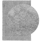 Tappeto Shaggy PAMPLONA a Pelo Lungo Moderno Grigio 200x280 cm