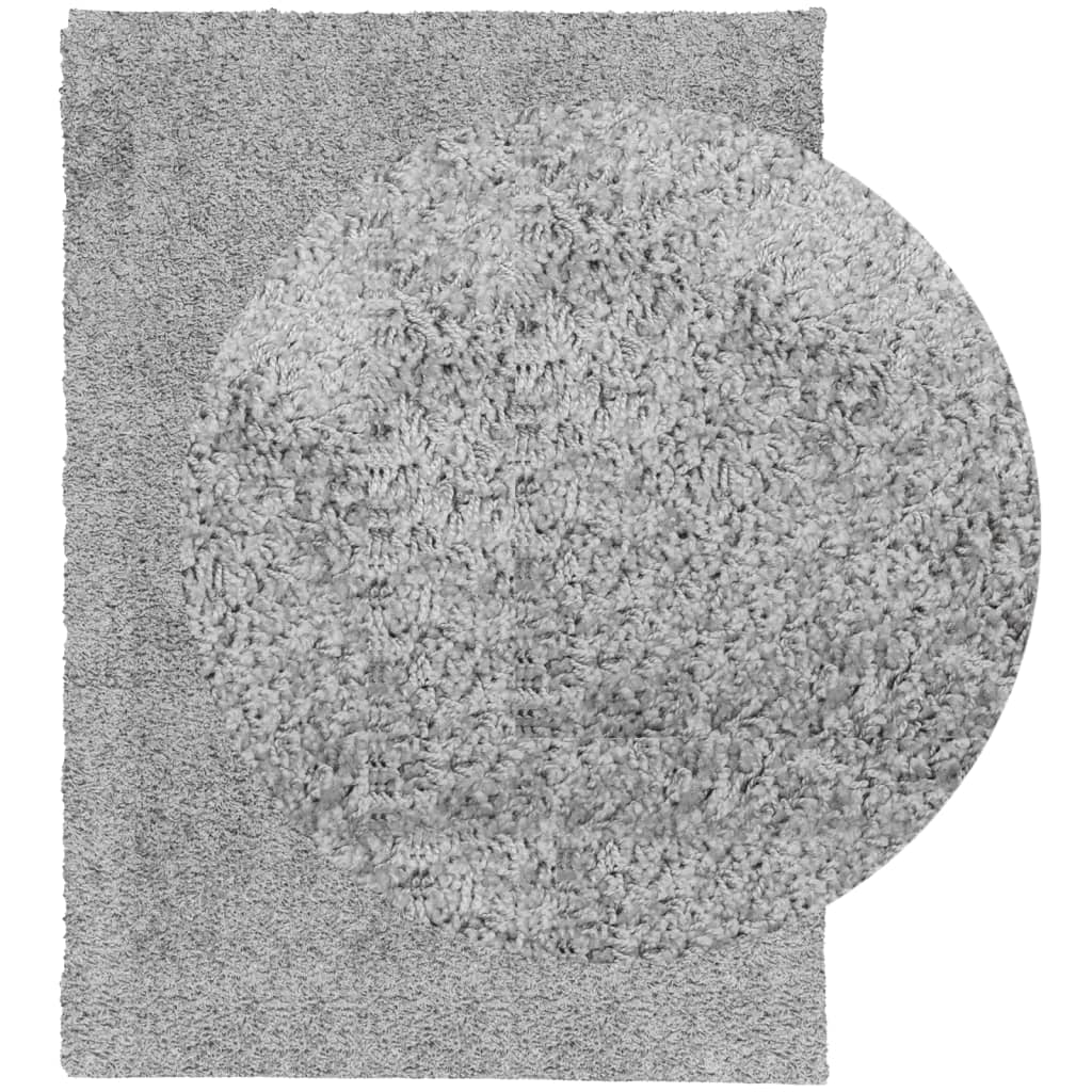Tappeto Shaggy PAMPLONA a Pelo Lungo Moderno Grigio 200x280 cm
