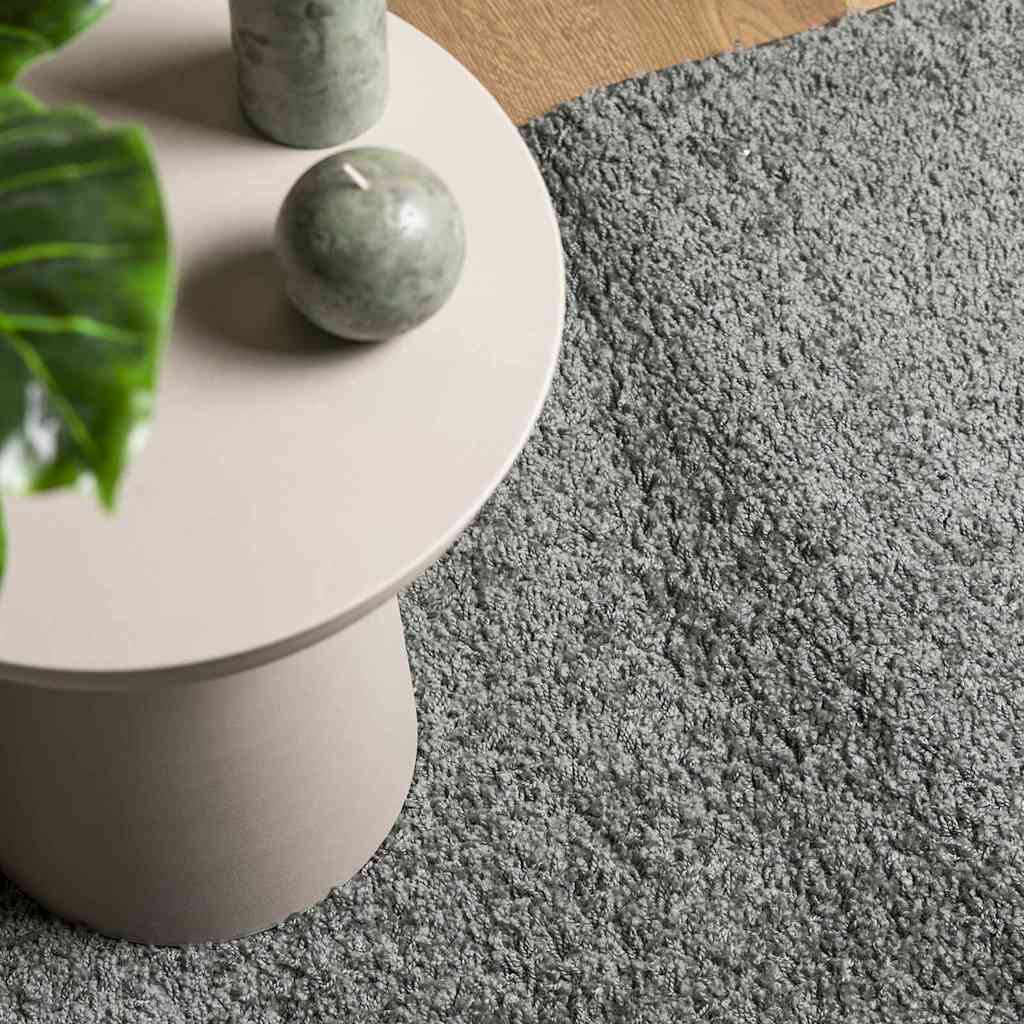 Tappeto Shaggy PAMPLONA a Pelo Lungo Moderno Verde 80x150 cm
