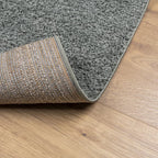 Tappeto Shaggy PAMPLONA a Pelo Lungo Moderno Verde 80x200 cm