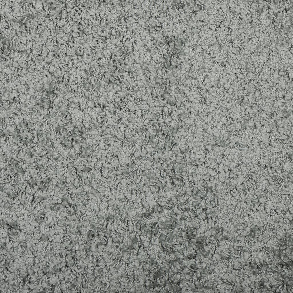Tappeto Shaggy PAMPLONA a Pelo Lungo Moderno Verde 80x200 cm